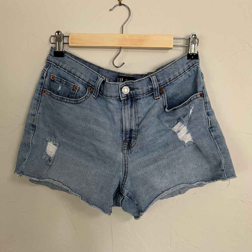 Gap Distressed Denim Shorts